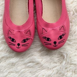 Kitty ballet flats (Baby Gap)